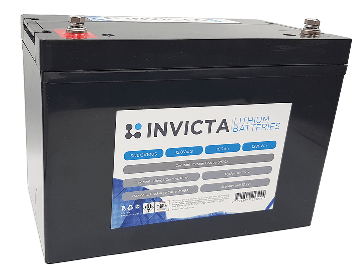 Invicta Lithium 12V 100Ah 4S - SNL12V100S